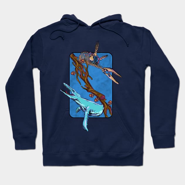 Mosasaurus Hoodie by FrankieRogers